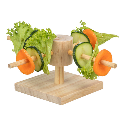 Trixie Karuzela do karmienia dla gryzoni drewno 22 x 8 x 22 cm