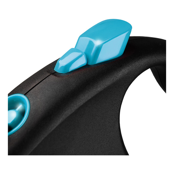 FLEXI Smycz automatyczna dla psa Black Design S taśma 5 m kol. niebieski