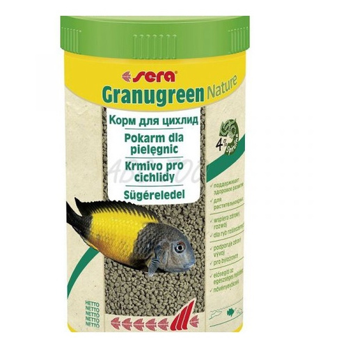 Sera Granugreen Nature 1000 ml granulat - pokarm dla pielęgnic