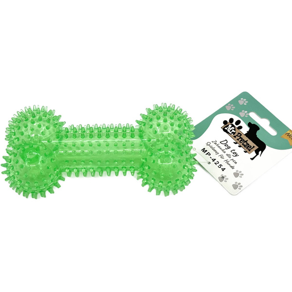 Mr. Pretzel Zabawka Kość gumowa miękka półprzezroczysta dla psa 13cm
