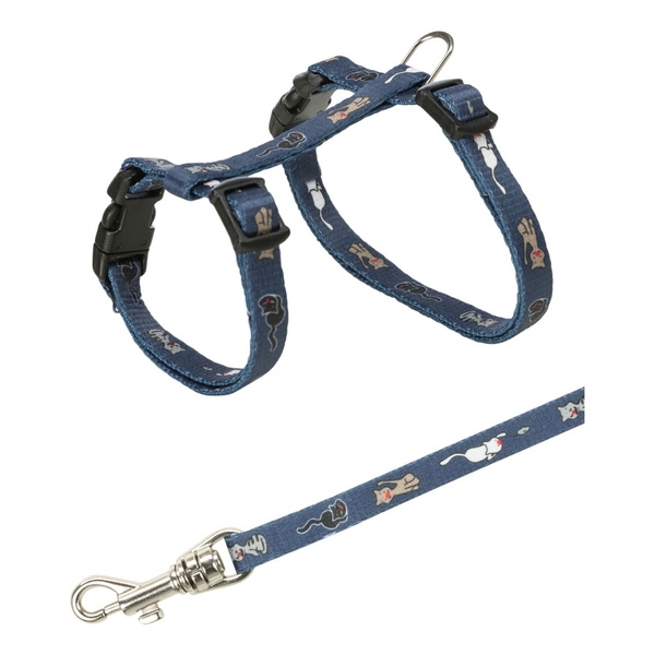 Trixie Szelki ze smyczą dla kociąt JUNIOR, 21-33 cm/8 mm, 1.20 m