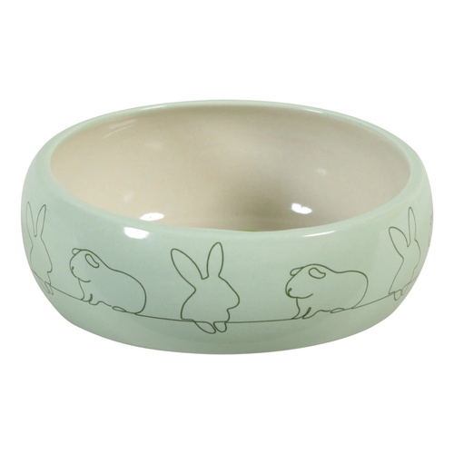 ZOLUX Miska ceramiczna dla gryzonia przeciw chlapaniu COSY 250ml zielona