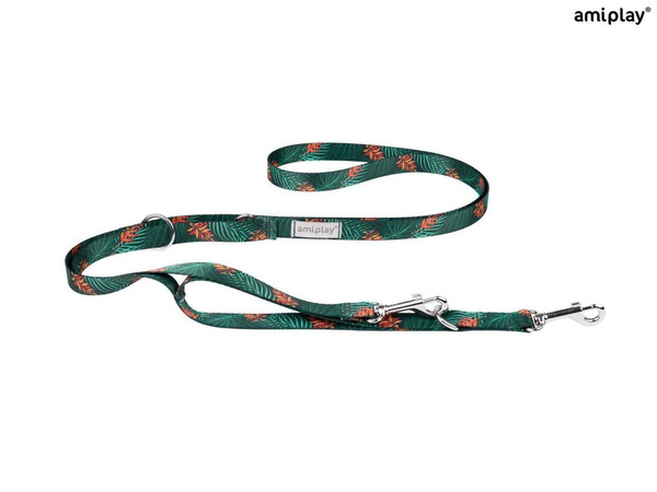 amiplay Smycz dla Psa 7w1 BeHappy M 100-200cm Jungle
