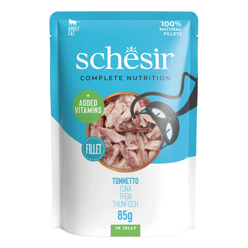Schesir C&B karma mokra dla kotów tuńczyk w galarecie 85 g