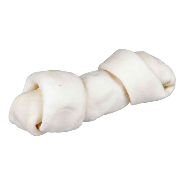 Trixie KOŚĆ Denta Biała wiązana 100% skóra wołowa 24cm/240g