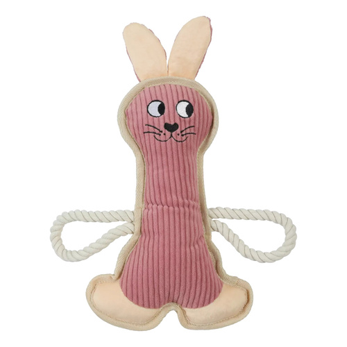 ZOLUX Zabawka dla psa wytrzymała Królik BUDDY różowy 33 cm