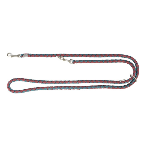 Trixie Cavo, smycz regulowana, dla psa, bordowy/petrol, S-M: 2.00 m/o 12 mm
