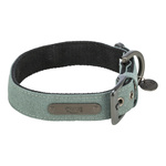 Trixie CityStyle, obroża, dla psa, bawełna, szałwiowa, M-L: 40-47 cm/30 mm, szeroka