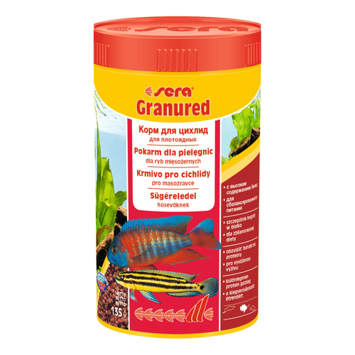 Sera Granured Nature 250 ml granulat - pokarm dla pielęgnic