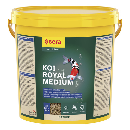 Sera Koi Royal Medium  21 l granulat - pokarm postawowy dla Koi