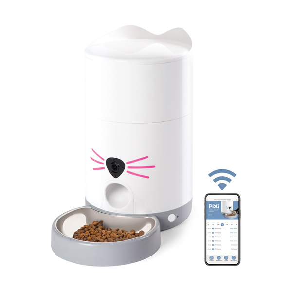 CatIt Pixi Smart Feeder Vision,  karmidło automatyczne, dla kota, z kamerą, 19,1 × 32,1 × 34,2 cm