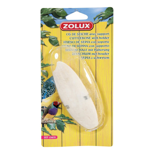 ZOLUX Sepia kość mątwy dla ptaków + uchwyt