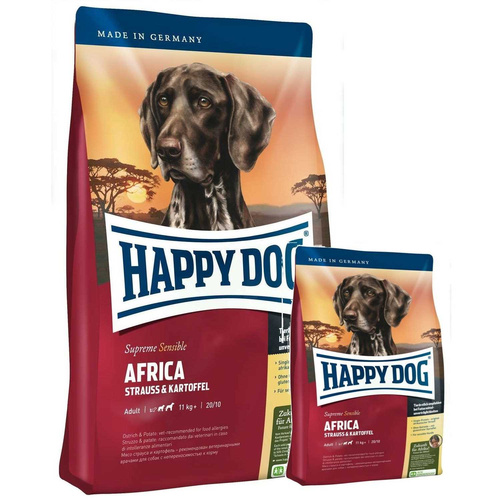 Happy Dog Supreme Sensible AFRICA 12,5 +1kg Gratis