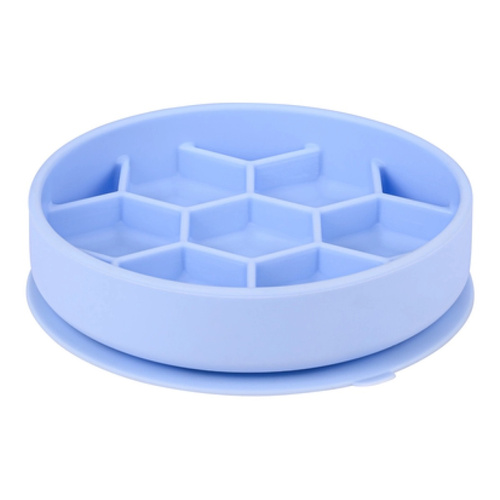 ZOLUX Miska silikonowa dla psa spowalniająca jedzenie M niebieska 16x16 cm