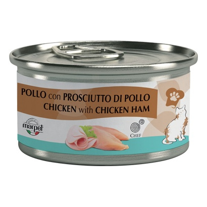 Marpet Chef Kurczak z Szynką Prosciutto- Uzupełniająca Mokra Karma Dla Kota 80g