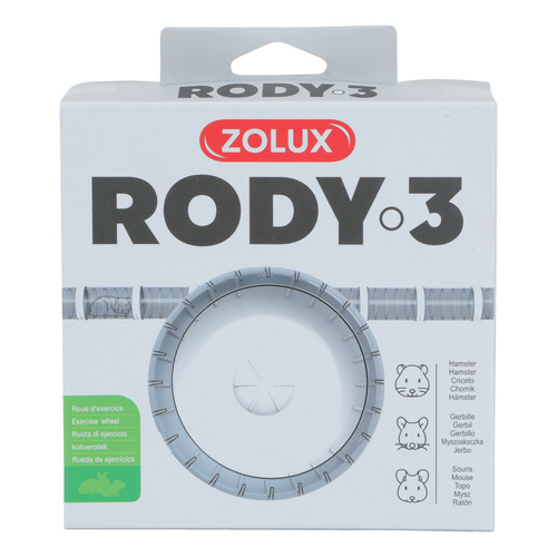 ZOLUX Cichy kołowrotek do klatki dla myszki, chomika RODY 3 kol. biały
