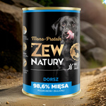 Karma dla Psa Mokra ZEW NATURY 400g Dorsz Cała Ryba dla Dorosłych Psów