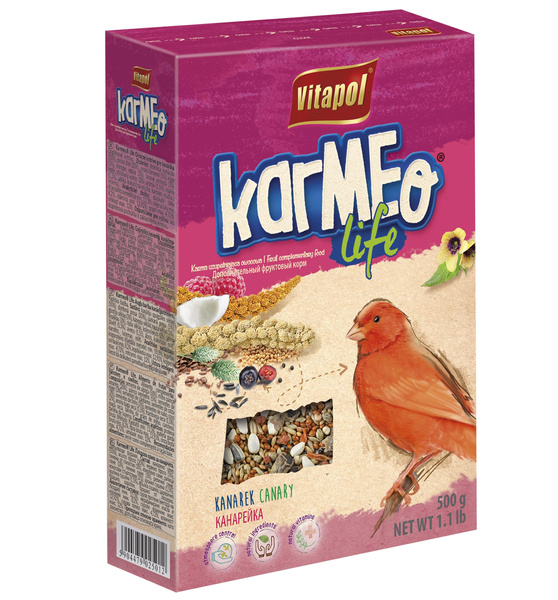 Vitapol KARMEO LIFE OWOCOWY POKARM DLA KANARKA 500g