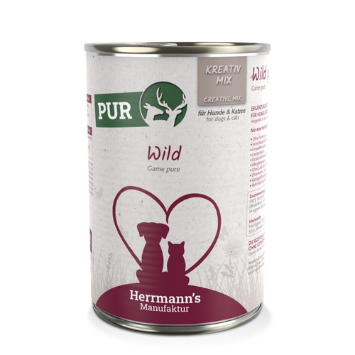 HERRMANN'S MANUFAKTUR Kreativ Mix Wild - 100% dziczyzna (400g)