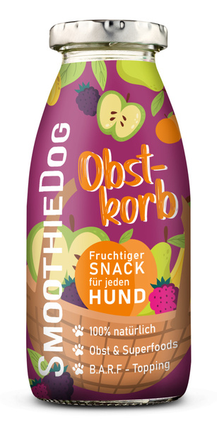 SmoothieDog Obstkorb - owocowe smoothie dla psa (250ml)