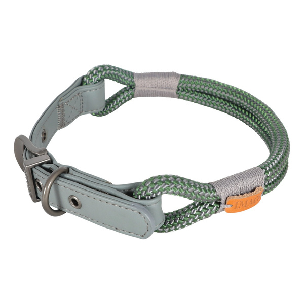 ZOLUX Obroża dla psa sznurowa IMAO HYDE PARK 6 mm/40 cm kol. zielony