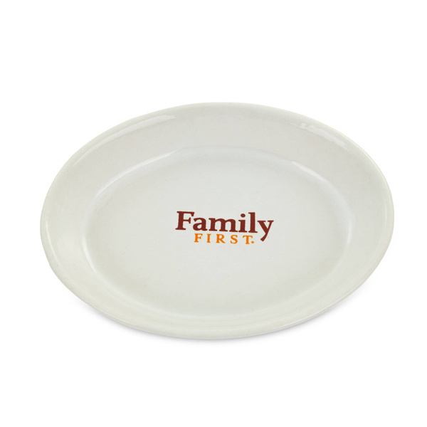 Family First Miska spodek Talerz ceramiczny dla kota biały 11cm