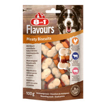 8in1 Przysmak dla psa mięsne ciasteczka FLAVOURS 100g