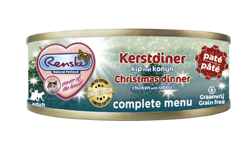 RENSKE CAT CHRISTMAS DINNER - kurczak z królikiem (70g)