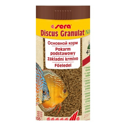 Sera Discus Color Nature 250 ml granulat - pokarm dla pielęgnic