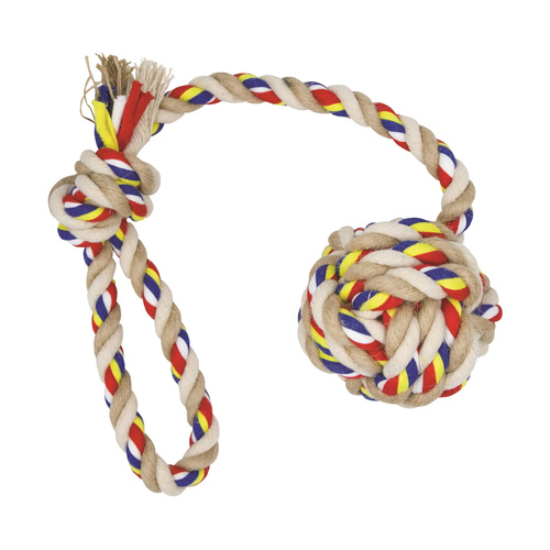 Barry King sznur z pętlą i piłką z jutą 5cm x 40cm /145g