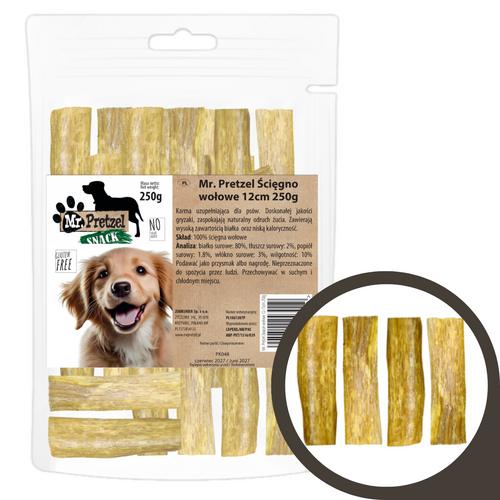 Mr. Pretzel Ścięgno wołowe 12cm 250g
