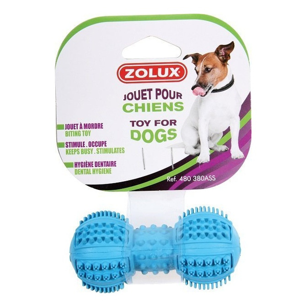 ZOLUX Zabawka dla psa kauczukowa kość Dental 9 cm