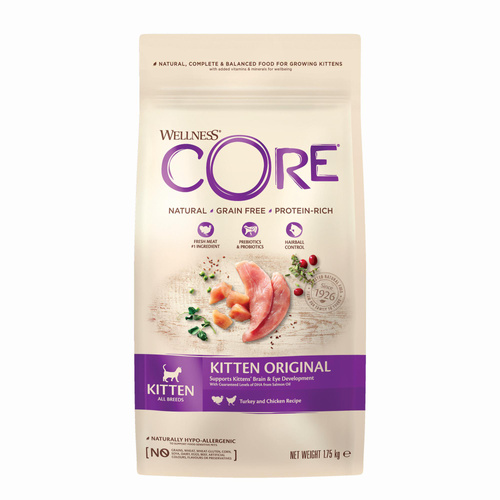Wellness Core Kitten Original karma sucha dla kociąt indyk i kurczak 1,75kg