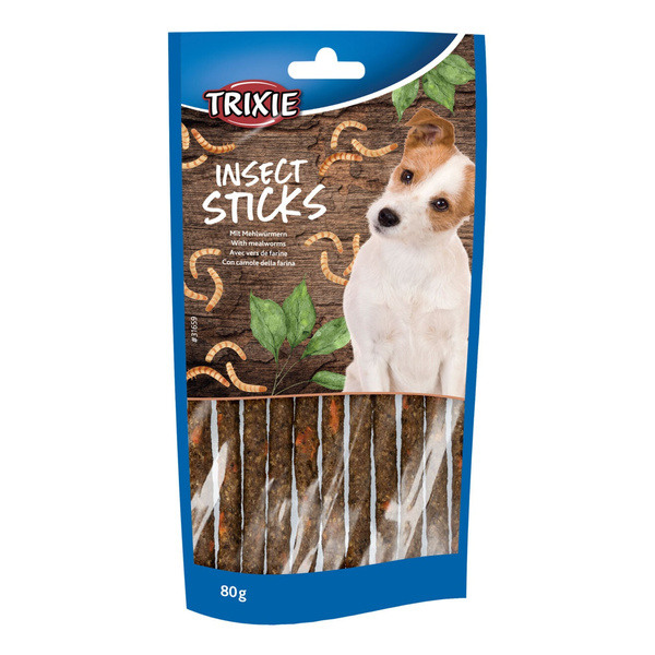 Trixie przysmak Kabanosy z insektami dla Psa 80g