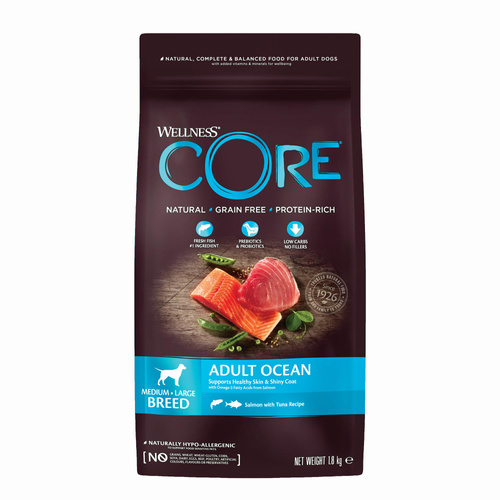 Wellness Core Adult Ocean karma sucha dla dorosłych psów średnich i dużych ras łosoś i tuńczyk 1,8kg