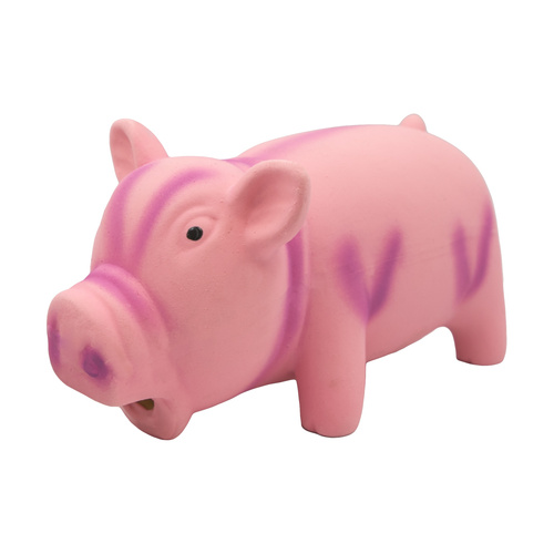 Barry King Świnka, zabawka dla psa, latex, różowa, z dźwiękiem, 15cm