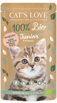CAT'S LOVE Junior Bio Poultry - ekologiczny drób w naturalnej galaretce (100g)