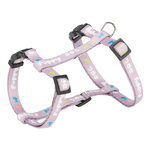 Trixie Junior Szelki H + smycz M-L 27-45cm liliowe