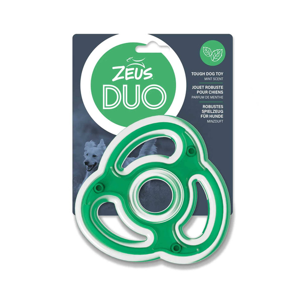 Zeus Duo Ninja Star zabawka dla psa TPR 13cm zapach mięty