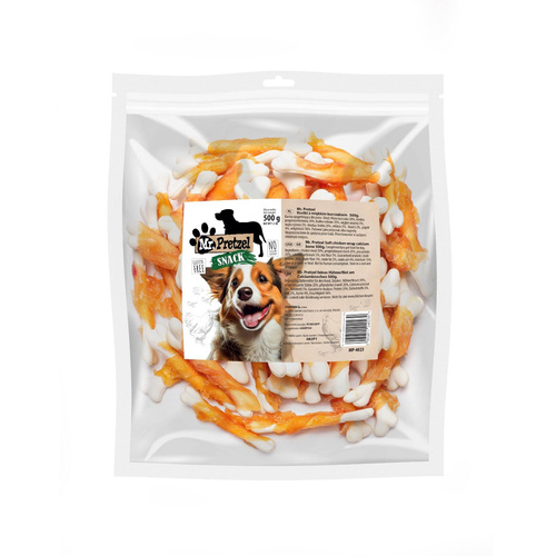 MP-4023 Mr. Pretzel Kostki z miękkim kurczakiem 500g
