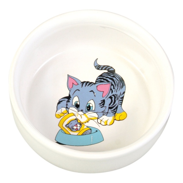 Trixie MISKA CERAMICZNA dla kota 300ml /11cm Biały