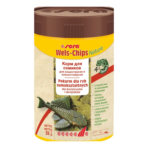 Sera Catfish Chips  Nature100 ml - pokarm dla bocji i ryb sumokształtnych