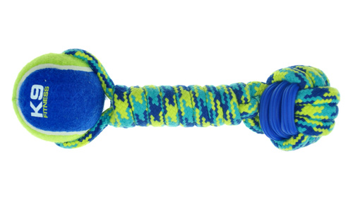 Hantel sznurowy z piłką Zeus K9 Fitness, 28 cm