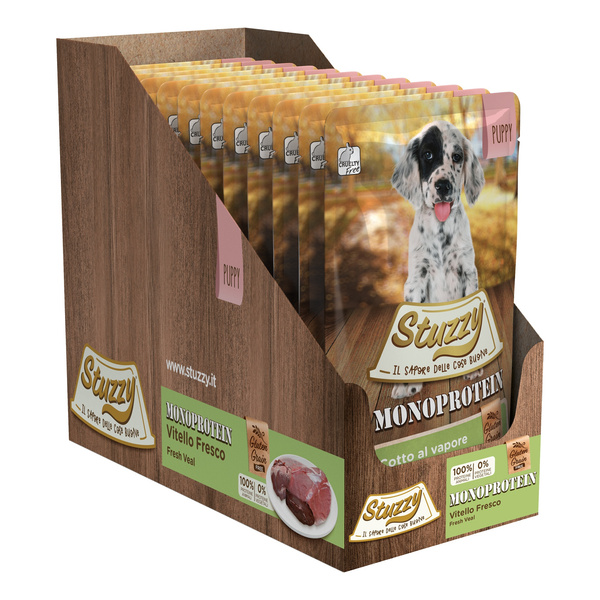 Stuzzy Monoprotein karma mokra dla szczeniąt świeża cielęcina pasztet 150 g