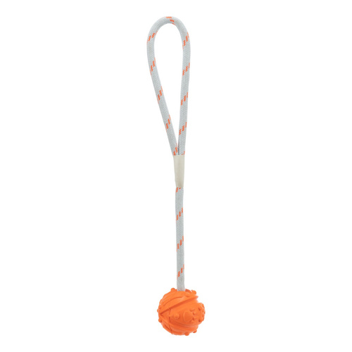 Trixie PIŁKA na sznurku PŁYWAJĄCA 4,5cm/35cm