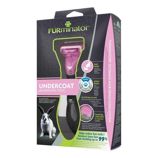 FURMINATOR Szczotka dla małych zwierząt królik kawia