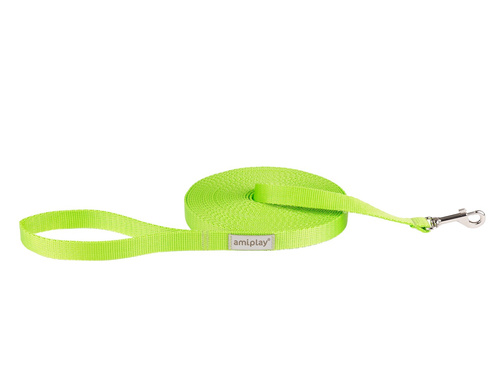 amiplay Smycz treningowa Samba L 10m Zielony