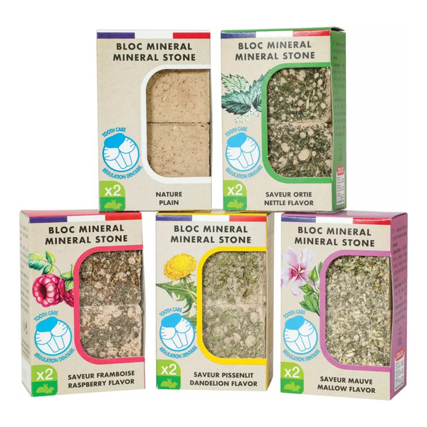 ZOLUX Kostki mineralne dla królika i gryzoni EDEN z mniszkiem lekar.2x100g