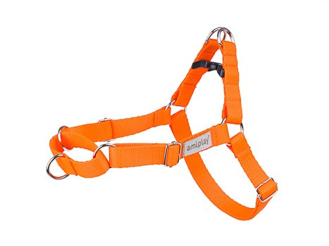 amiplay Szelki EASY GO Samba regulowane XL Pomarańczowy