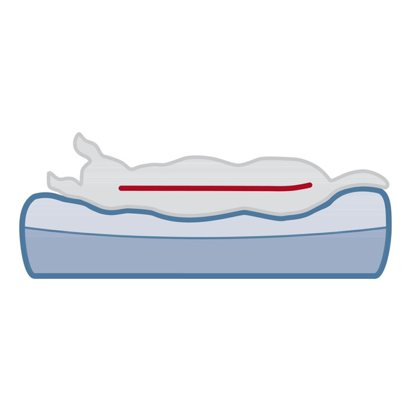 Trixie Mata Vital Bendson, 120 × 85 cm, light grey